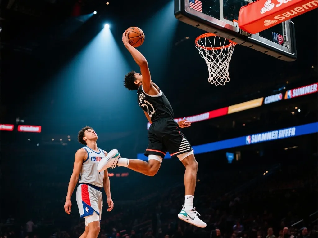 NBA夏季联赛新星激烈对抗